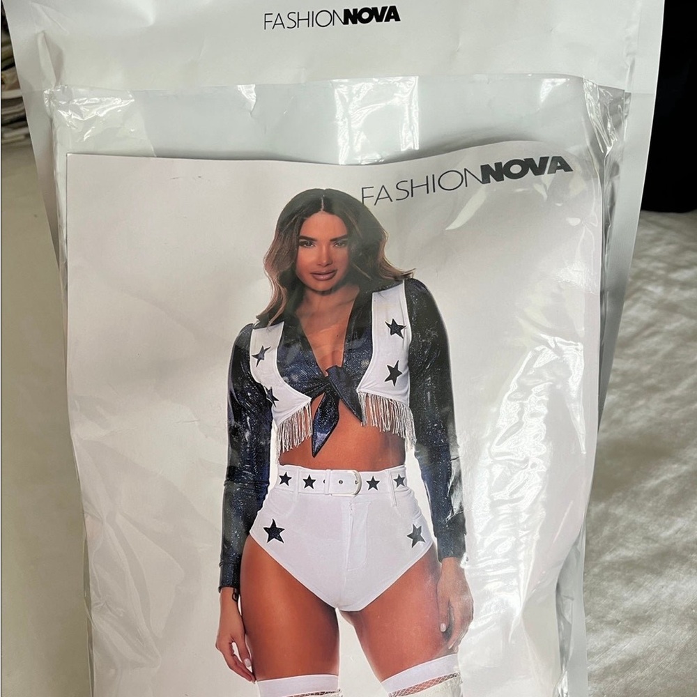 FashionNova Dallas Texas Cowboys Cheerleader Costume